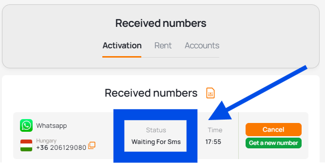 Wait for code