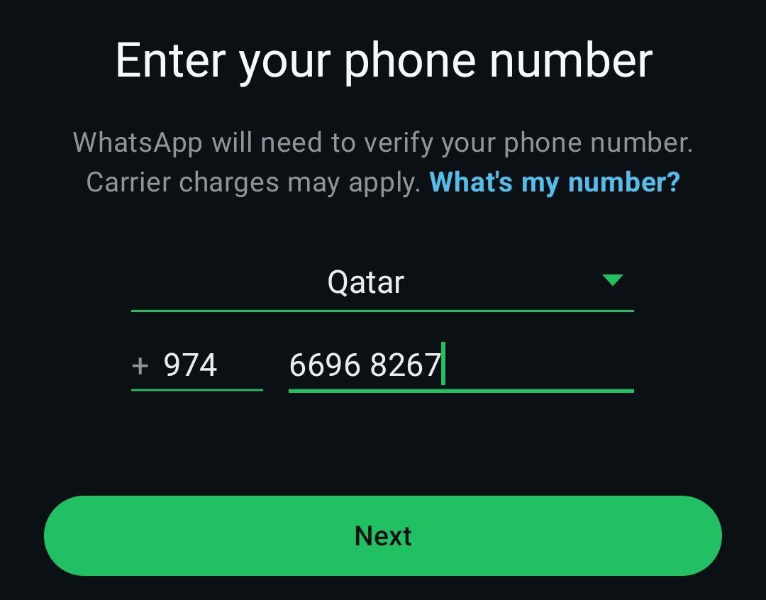 Use number