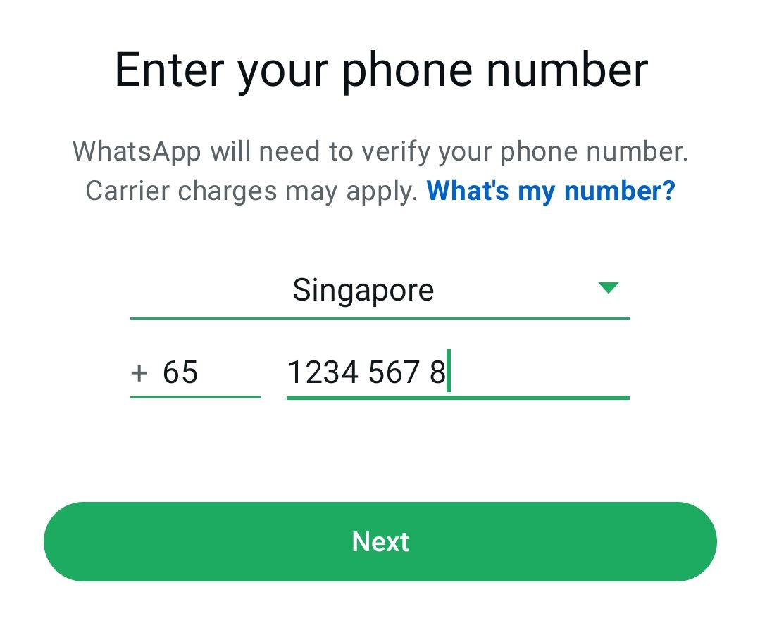 Use number