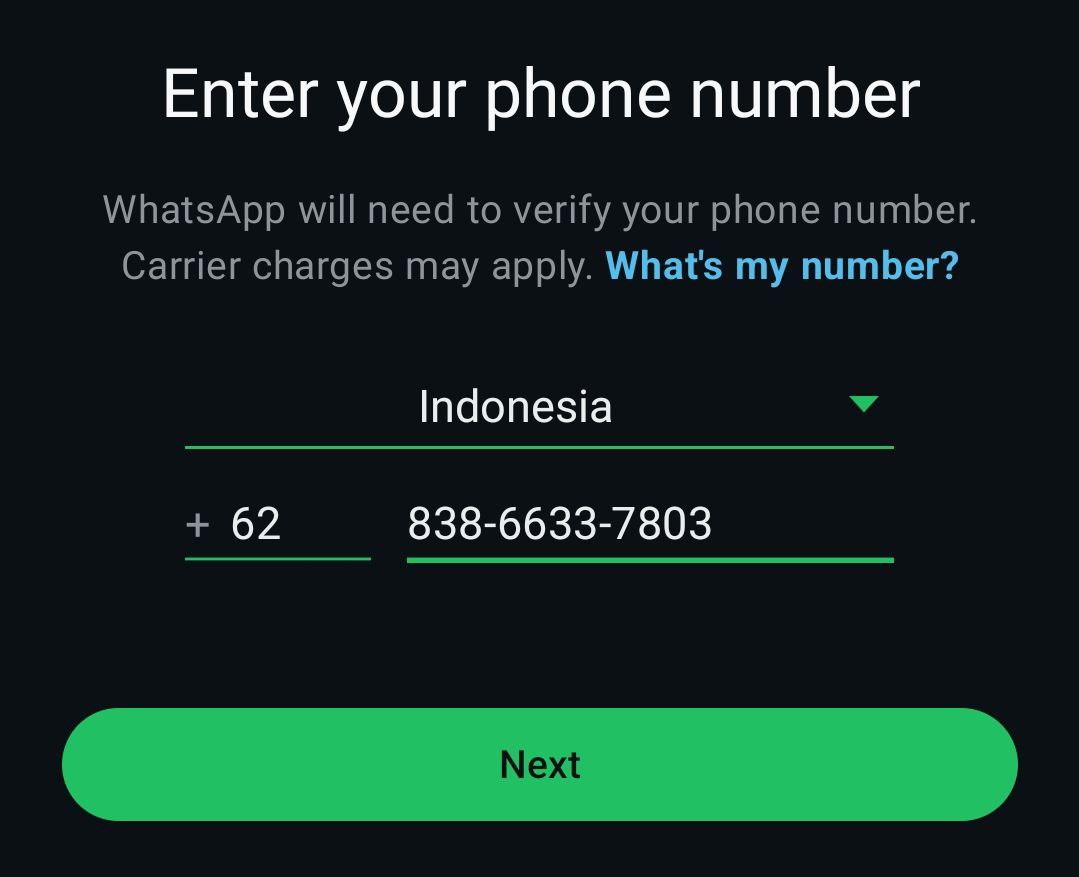 Use number