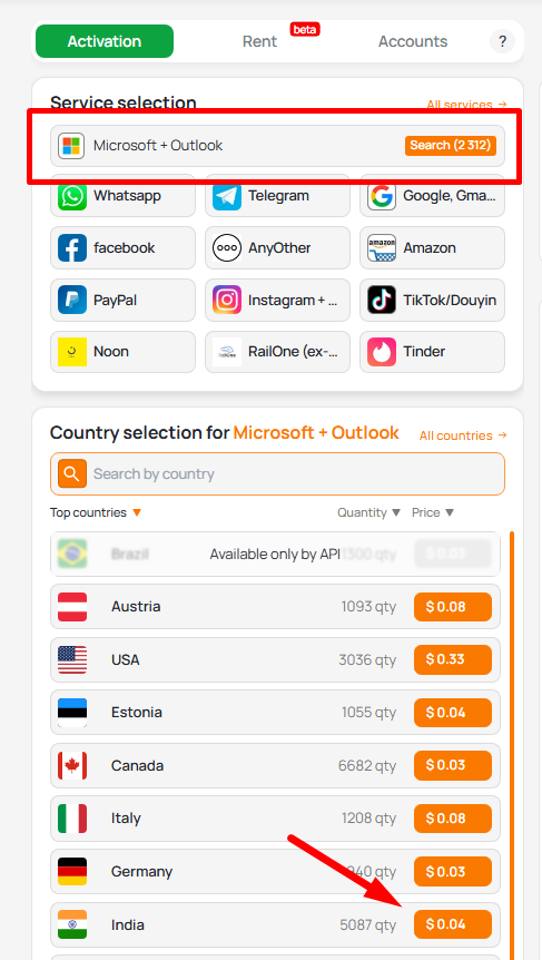 Get Indian virtual number
