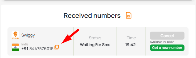 number for swiggy