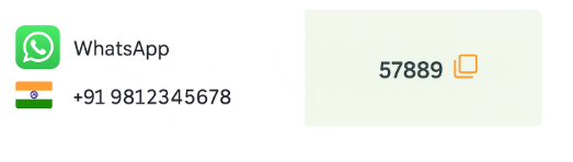 Get OTP for WhatsApp online